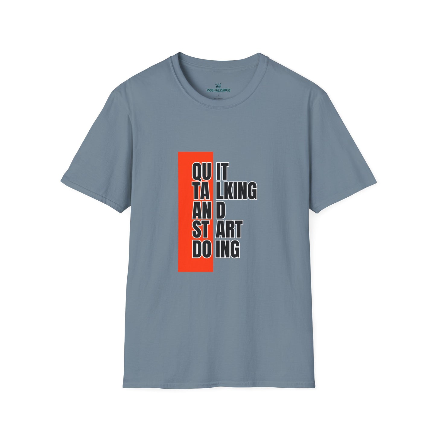Motivational Quote T-Shirt, Unisex Softstyle T-Shirt, Inspirational Tee, Positive Affirmation Shirt, Gift for Entrepreneurs, Start Doing Tee