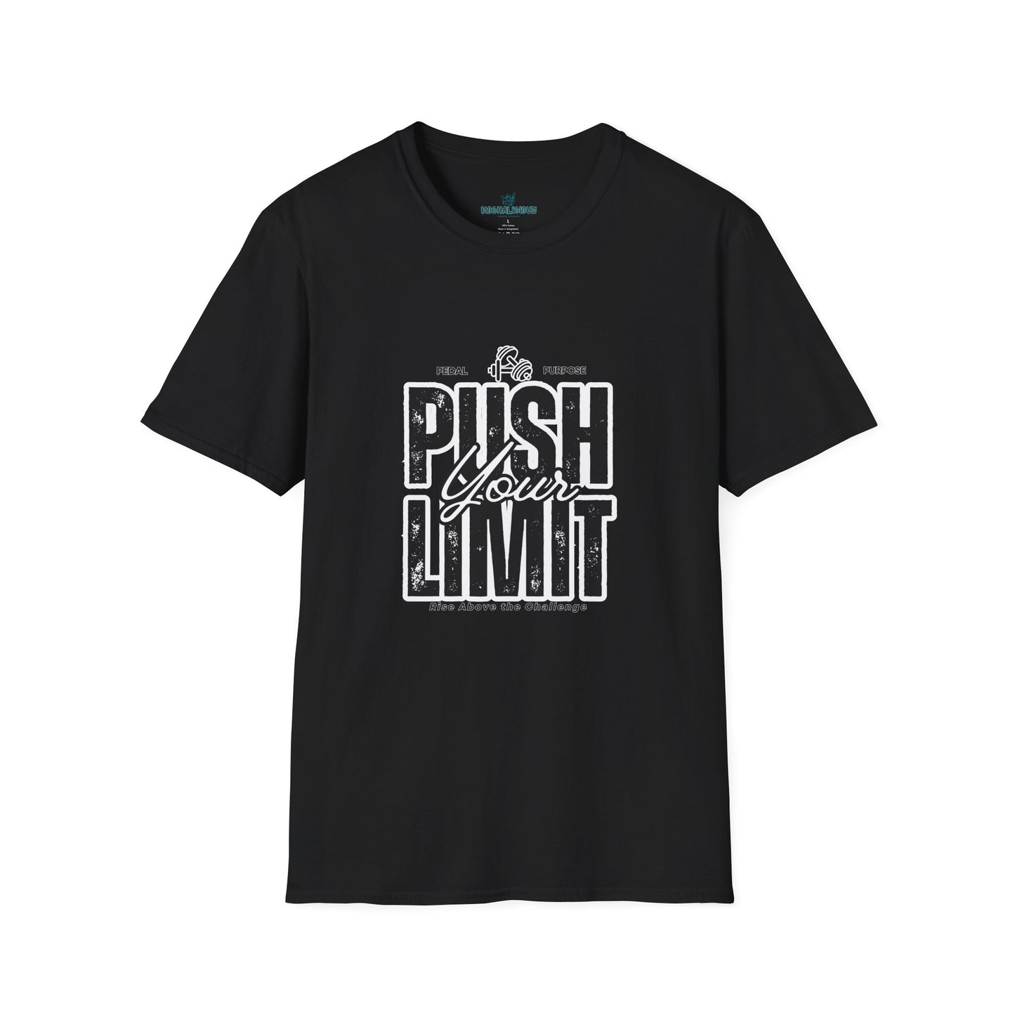Motivational Fitness T-Shirt, Gym Wear, Unisex Workout T-Shirt, Encouragement Tee, Active Lifestyle Shirt, Gift for Athletes (White Out-Lined)