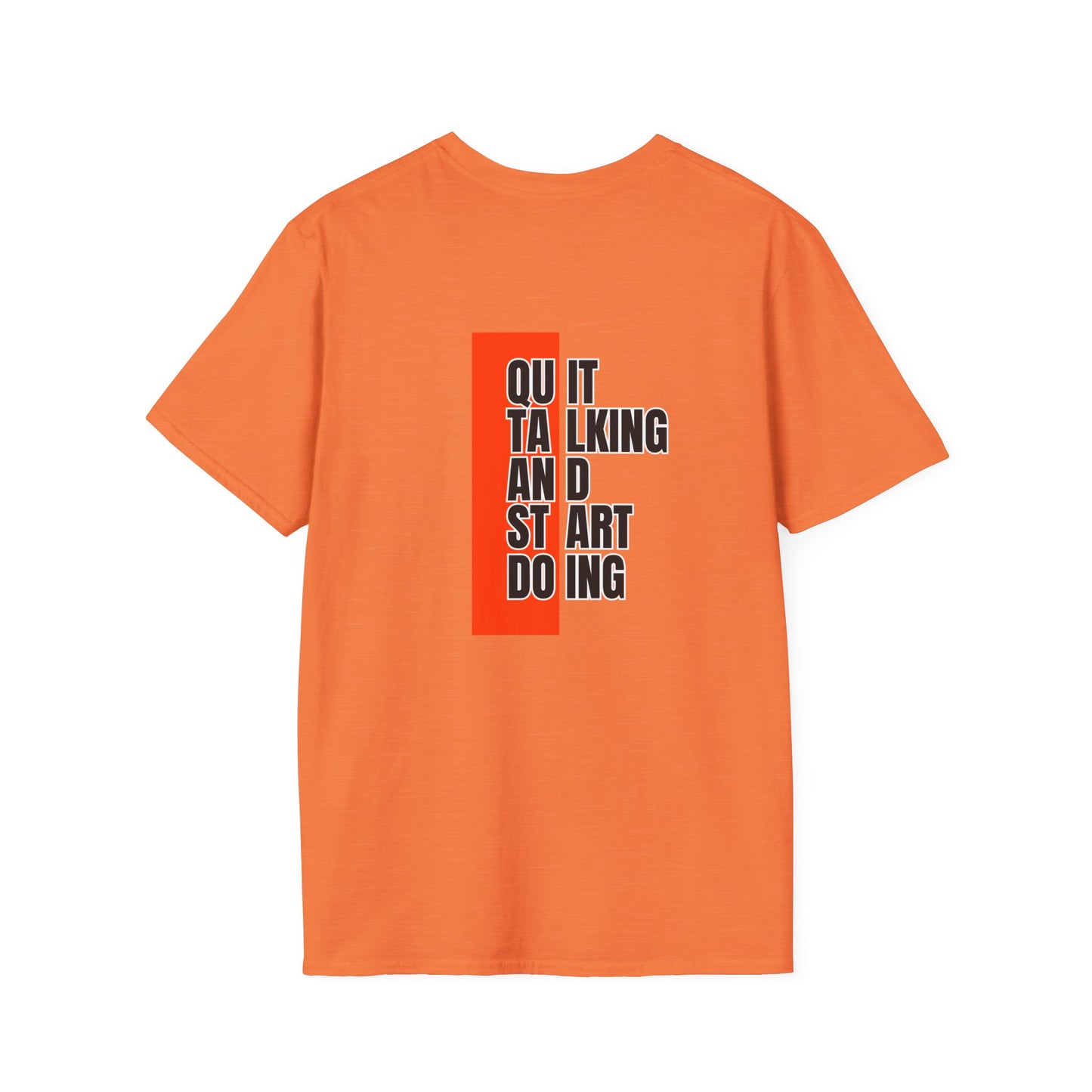 Motivational Quote T-Shirt, Unisex Softstyle T-Shirt, Inspirational Tee, Positive Affirmation Shirt, Gift for Entrepreneurs, Start Doing Tee
