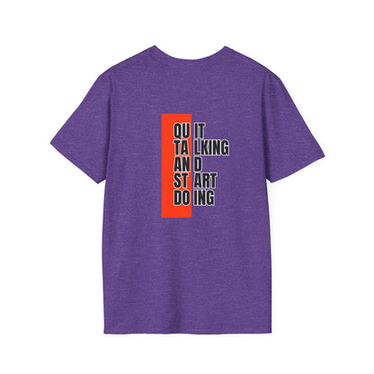 Motivational Quote T-Shirt, Unisex Softstyle T-Shirt, Inspirational Tee, Positive Affirmation Shirt, Gift for Entrepreneurs, Start Doing Tee