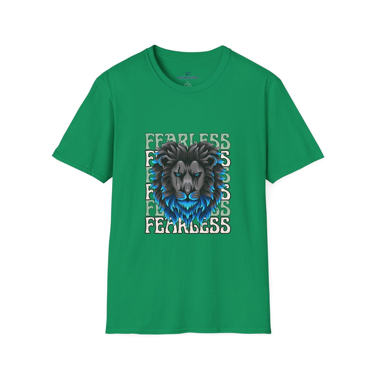 Fearless Lion Graphic T-Shirt, Unisex Casual Wear, Motivational Shirt, Animal Lover Gift, Birthday, Everyday Style, Comfortable Tee