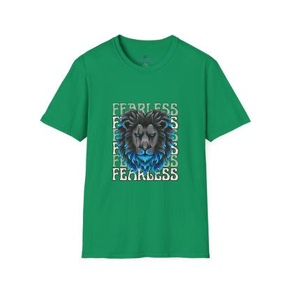 Fearless Lion Graphic T-Shirt, Unisex Casual Wear, Motivational Shirt, Animal Lover Gift, Birthday, Everyday Style, Comfortable Tee